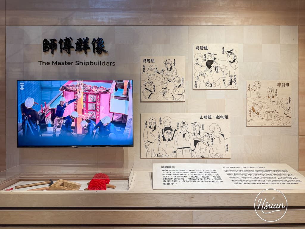屏東縣王船文化館屏東東港景點講述王船文化歷史從開場的環形沉浸式劇場就讓人目不轉睛@About Hsuan美美媽咪親子美食旅遊