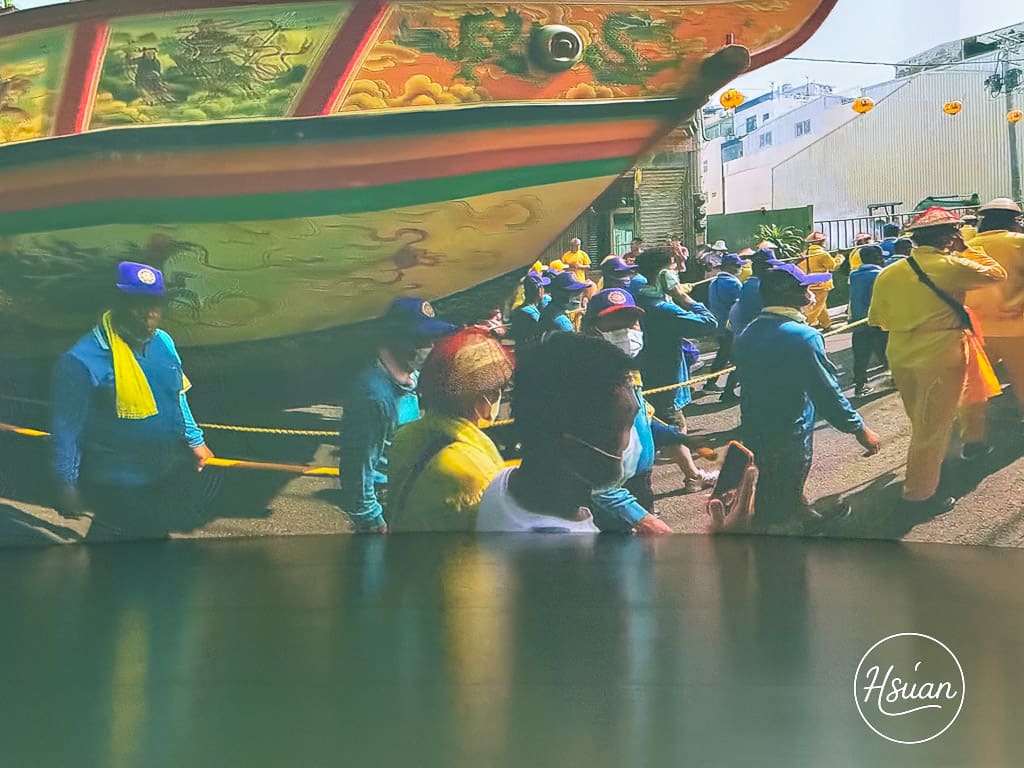 屏東縣王船文化館 屏東東港景點 講述王船文化歷史 從開場的環形沉浸式劇場就讓人目不轉睛 @About Hsuan美美媽咪親子美食旅遊