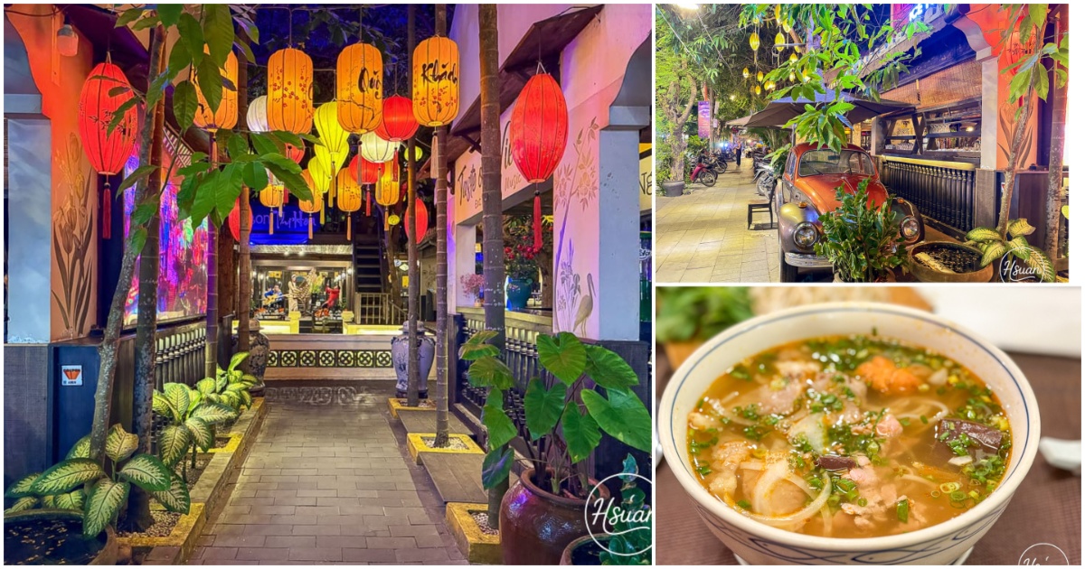 峴港必吃美食｜Ngon Thi Hoa Restaurant 古色古香越式庭園，現場音樂、高CP值，親子情侶峴港之旅必訪！ @About Hsuan美美媽咪親子美食旅遊