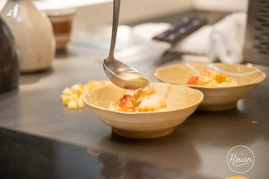 天吉鐵板燒｜藏在徐匯廣場後門對面的日式無菜單鐵板燒，適合宴請與重要時刻的精緻料理 @About Hsuan美美媽咪親子美食旅遊